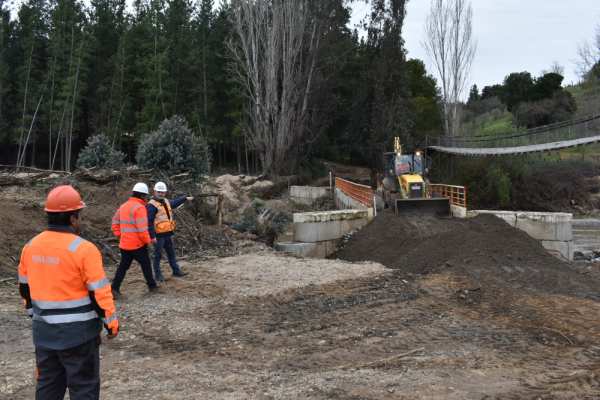 Recuperan 86% de los caminos afectados en Ñuble tras el sistema frontal