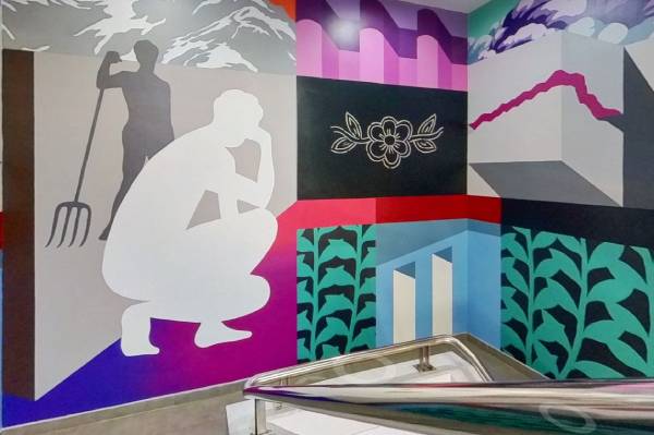 En Chillán inauguran mural con tour virtual creado por artistas locales