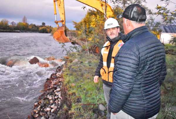 Un 20% de avance presentan defensas fluviales en Ñuble