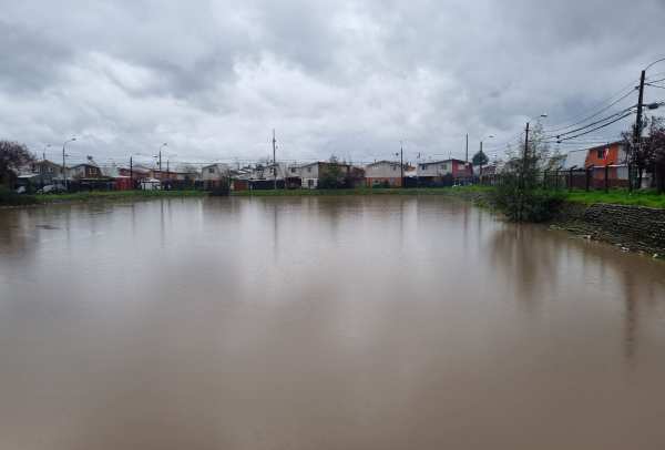 Estiman en 80 las viviendas afectadas por intensas lluvias en Chillán