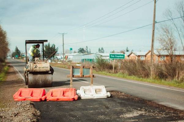 Más de $80 millones destinó municipio de Bulnes en caminos rurales