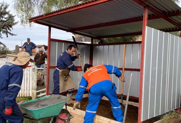 San Nicolás suma 28 nuevos paraderos en sectores rurales