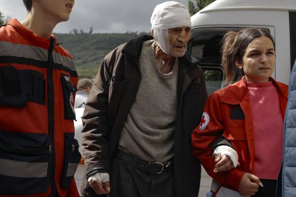 Casi la mitad de la población ha huido de Nagorno Karabaj