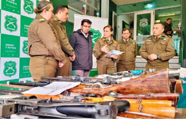 53 de las 190 armas de fuego recuperadas este año han sido en procedimientos policiales