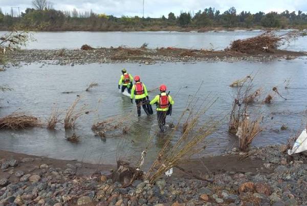 Continúa búsqueda de hombre extraviado hace una semana en río Ñuble