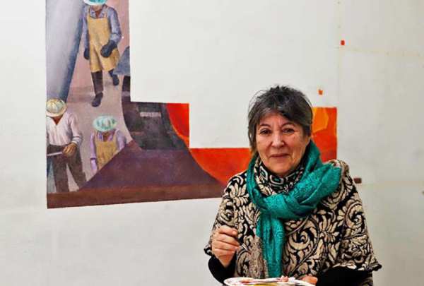 “Trabajar en el mural de Julio Escámez para mí es un honor”