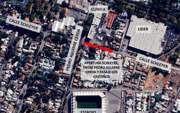 Proyecto de apertura de la calle Schleyer se aprobó en 2020 y aún no es financiado