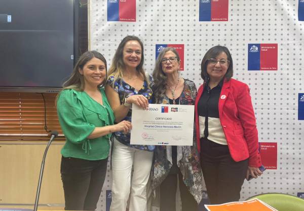 Hospital de Chillán es reconocido por implementar guías de buenas prácticas