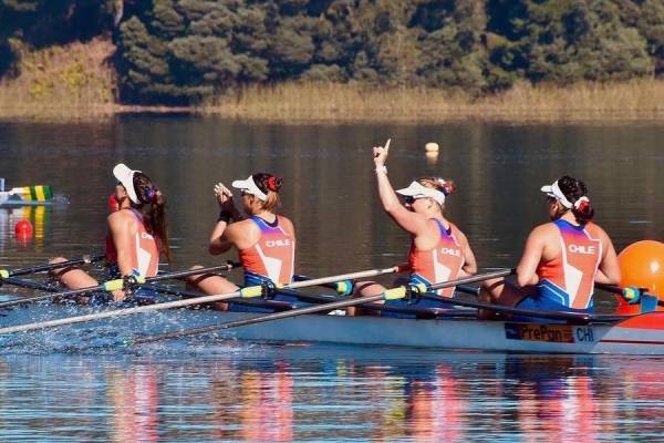 El remo le entregó tres medallas de oro al Team Chile