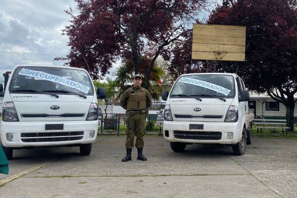Recuperan en Chillán tres vehículos que tenían encargo por robo