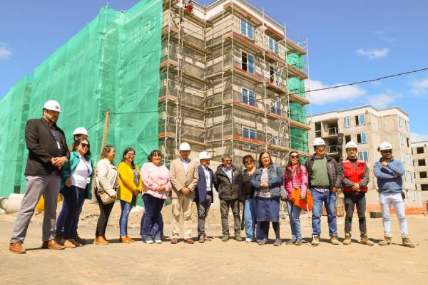 70% de avance registra mega proyecto habitancional de Chillán Viejo
