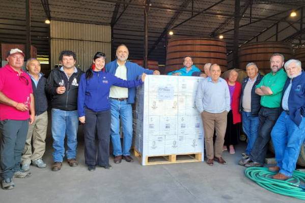 Empresa asociativa campesina logra su primer envío de vino sustentable a Suecia