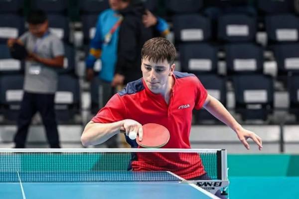 Ñublensino Armin Rosas obtuvo bronce en tenis de mesa en Santiago 2023