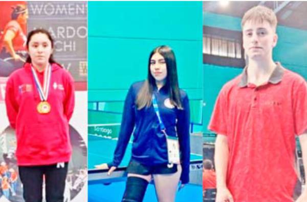 Team Ñuble cosecha sus primeras medallas en Río Negro, Argentina