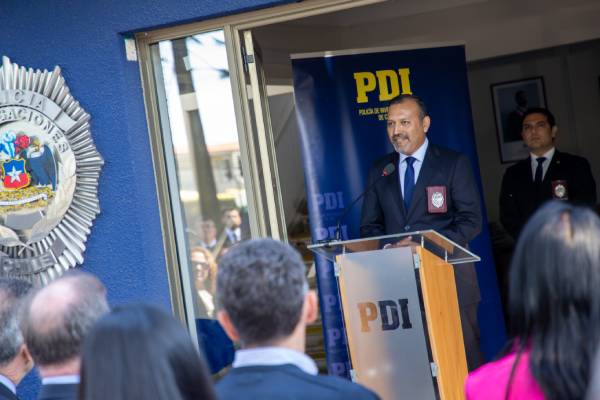 Asume nuevo jefe de la PDI Ñuble: "La mayor parte de mi carrera la realicé en área de homicidios"