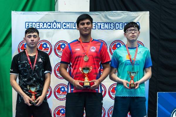 Javier López levantó el título nacional en la categoría sub 19 del tenis de mesa