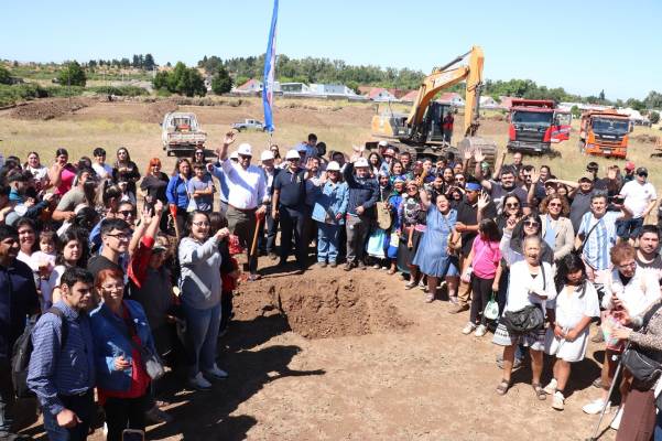 Comienza la construcción de ‘El Canelo’, nuevo conjunto habitacional para 130 familias en Chillán Viejo