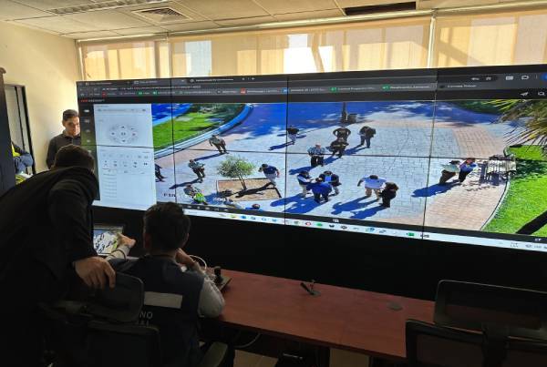 Habilitan en Chillán Viejo la primera cámara del proyecto de televigilancia regional