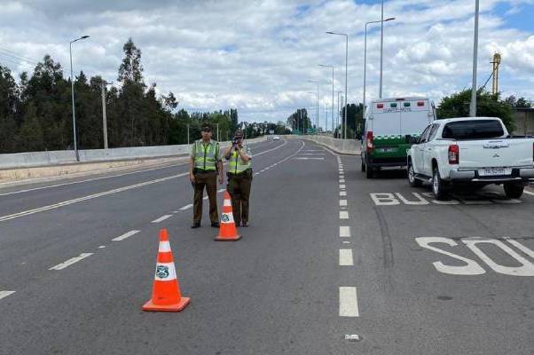 Carabineros refuerza control y monitoreo en Variante El Carmen para prevenir accidentes
