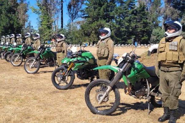 Carabineros de Ñuble certifica a 12 funcionarios como conductores de motos todo terreno
