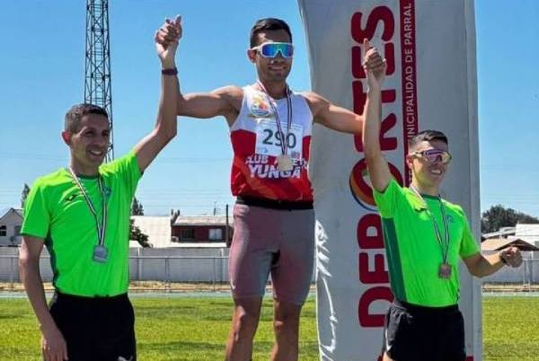 El atleta Juan Quijada marca un hito y se convierte en doble Campeón Nacional