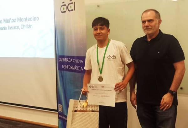 Estudiante chillanejo obtiene oro en olimpiada nacional de informática