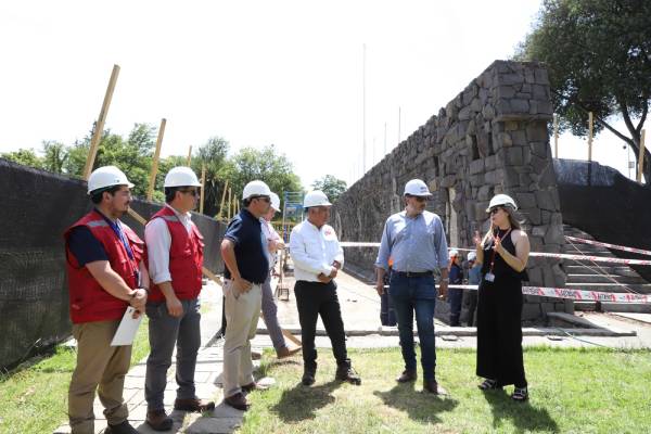 Obras de conservación del Mural de Piedra registran un 30% de avance