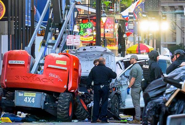FBI investiga como “acto terrorista” ataque en Nueva Orleans